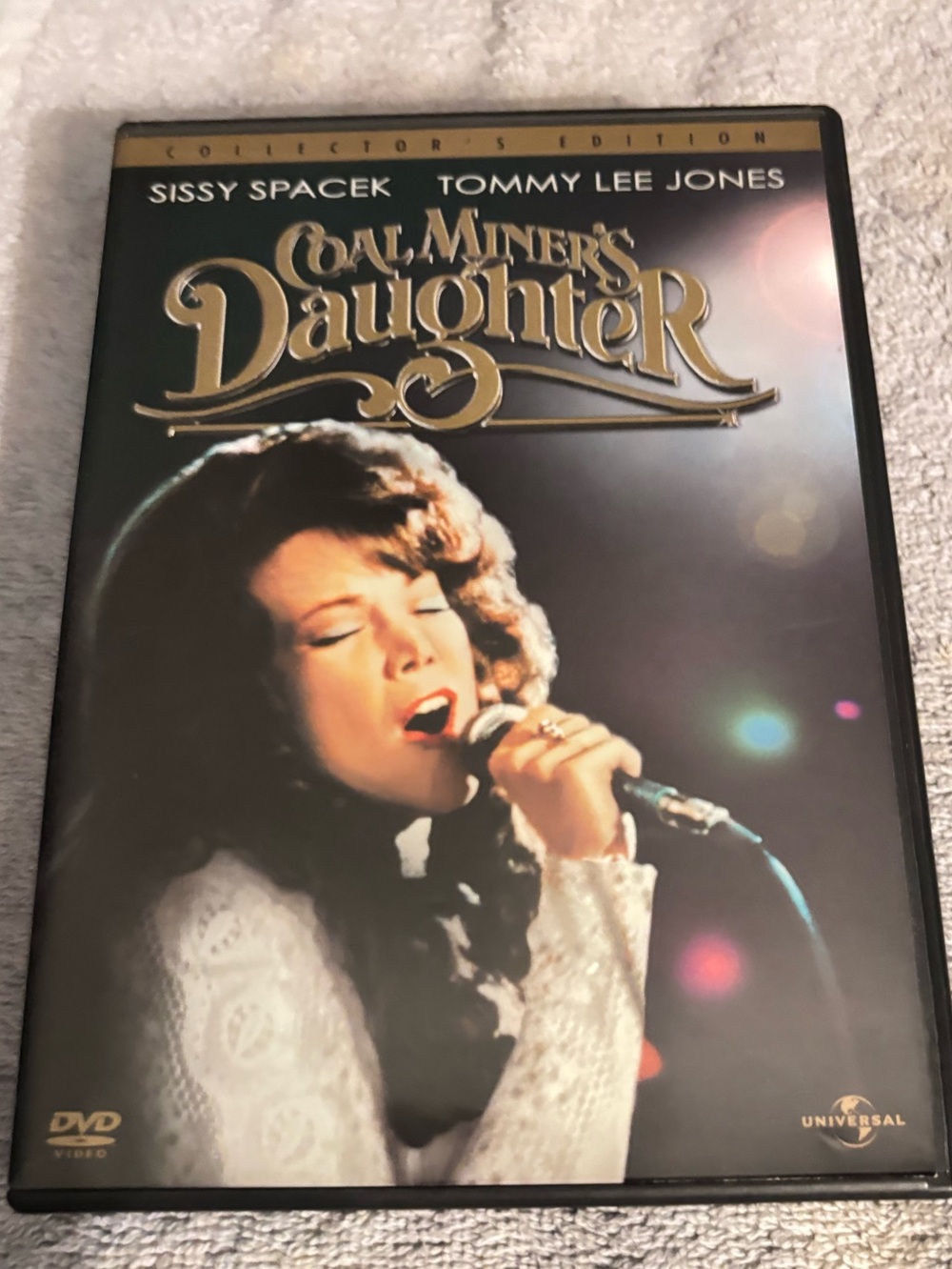 Universal Coal Miner's Daughter DVD — Black and Gold Cover Art